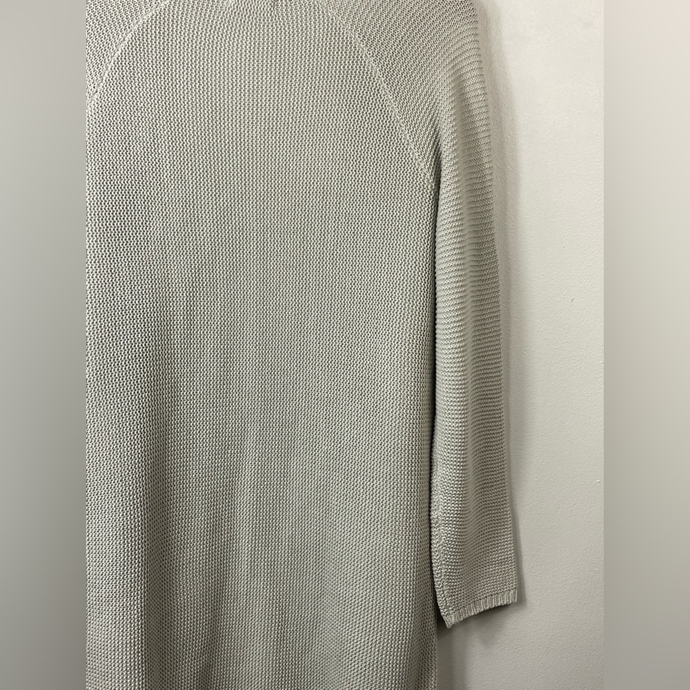 Reserved Basic Textured Long Open Front Knit Card… - image 4